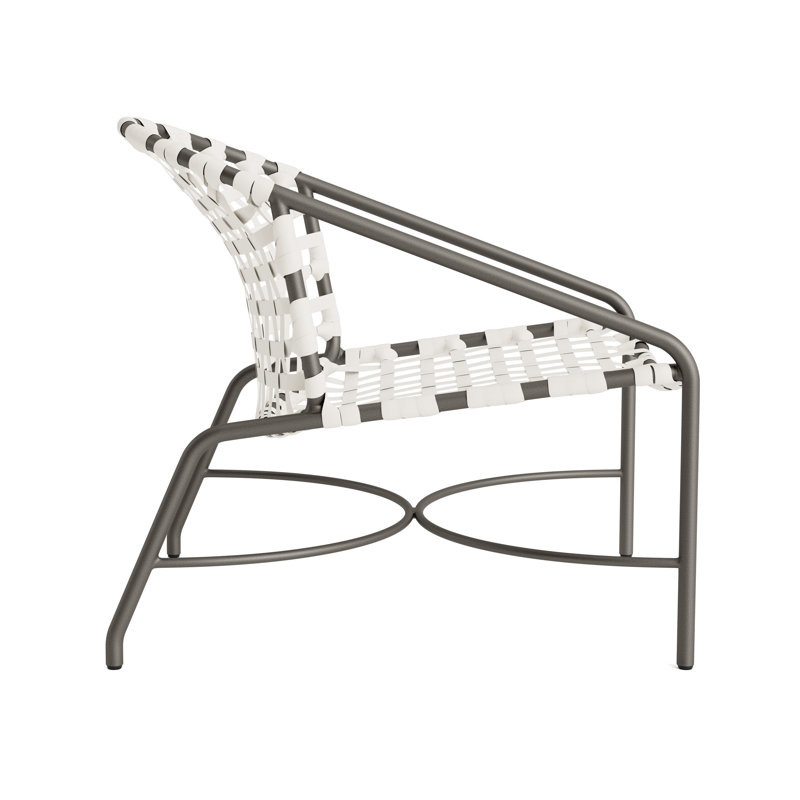 Kantan Outdoor Lounge Chair, Mica/White Lite