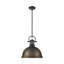 Luminaire suspendu 1 lumière avec tige Bryceton-107150042-107150027