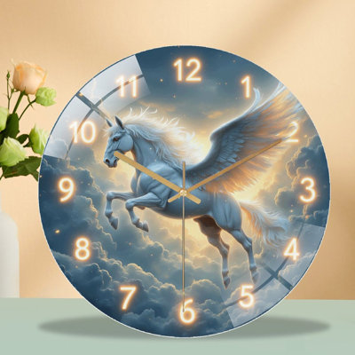 Horloge murale 12 po Pegasus