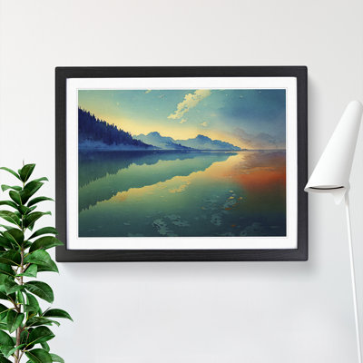 Glowing Lake - Single Picture Frame Print