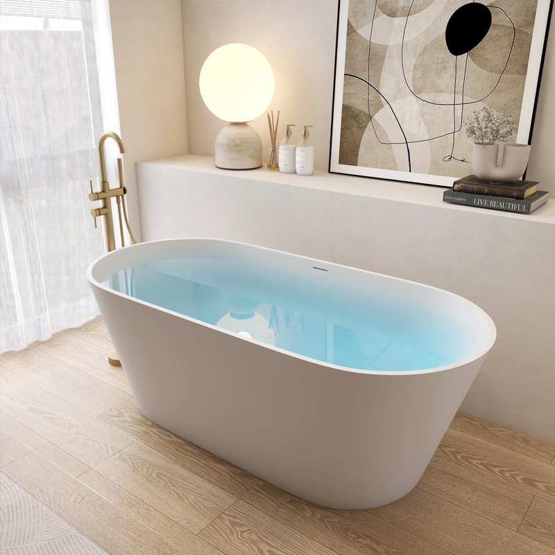 Baignoire de trempage autoportante 63 po