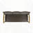 Outdoor Acacia Wood Wicker 3 Seater Sofa-1903733236