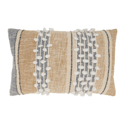 Yari 100% Cotton Lumbar Rectangular Pillow Cover