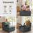 31.5" Foam Bean Bag Chair For Adults For Home, Apartment Or Gaming Venue-1886816079