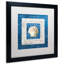 Maeda «Sea Shell III on Blue» par Belinda Aldrich, impression encadrée-13609653-13609654