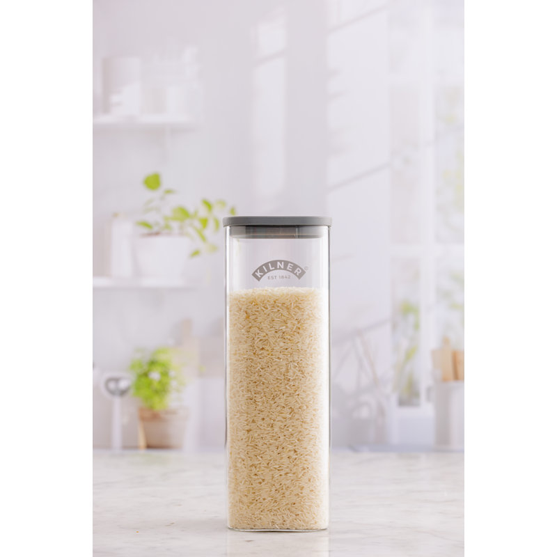 Kilner Fresh Storage Square Jar 2L, 2