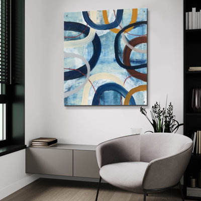  'Dwell 2' by Cheryl Warrick Acrylic Glass Wall Art, 36" x 36"