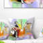 Bouquet of Abstract Flowers - Floral Printed Pillow-29597847-29597850