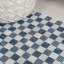 Tapis d'intérieur / extérieur bleu marine / crème Aimee-1792731098