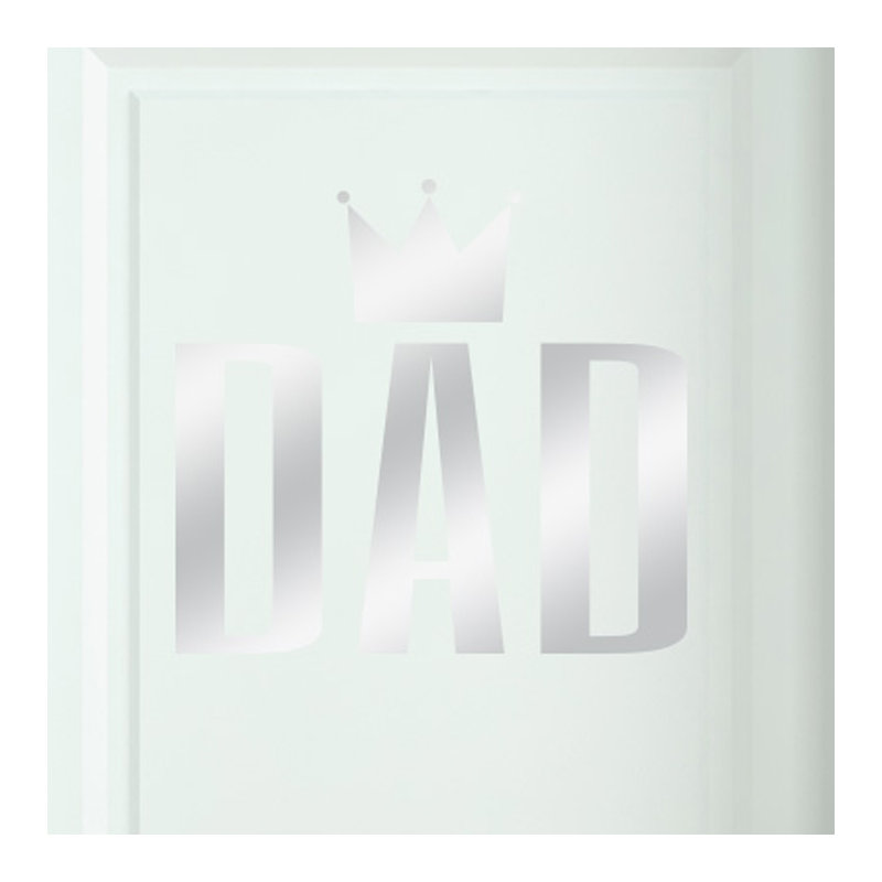 Wall Decal, Shiny Silver
