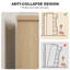 Commode 5 tiroirs en bois avec poignées intégrées, organisateur de commode pour salon, chambre de bébé-402238632