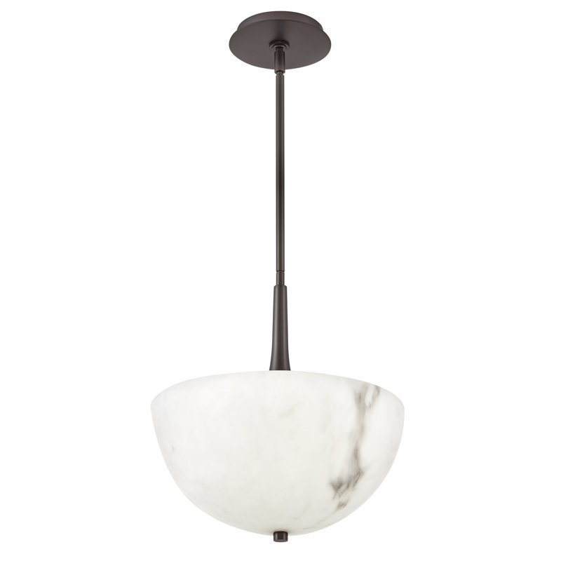 3 - Ligh Bowl Pendant, Black Oxide