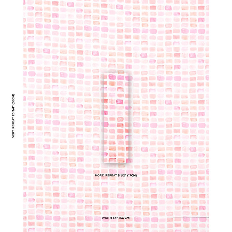 Schumacher x Mary McDonald Palette Indoor/Outdoor Fabric, Blush