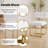 Round Glass Dining Set-1936111612