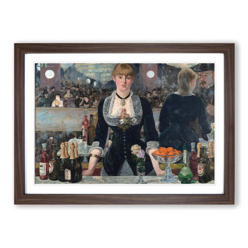Edouard Manet - Single Picture Frame Painting, Walnut