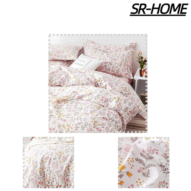 SR-HOME 100% Cotton Duvet Cover Set