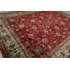Tapis oriental rouge 100% laine noué à la main 10 x 14 po, couleur menthe