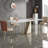 Modern simple rectangular household dining table-102381902