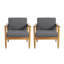 Chaise de patio avec coussins