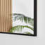 Alcantera Rectangle Metal Frame Wall Mirror Simple and Elegant Modern Design-66167300-66167303