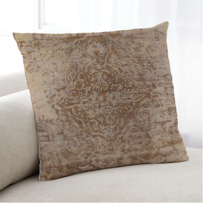 Damask Outdoor Throw Pillow