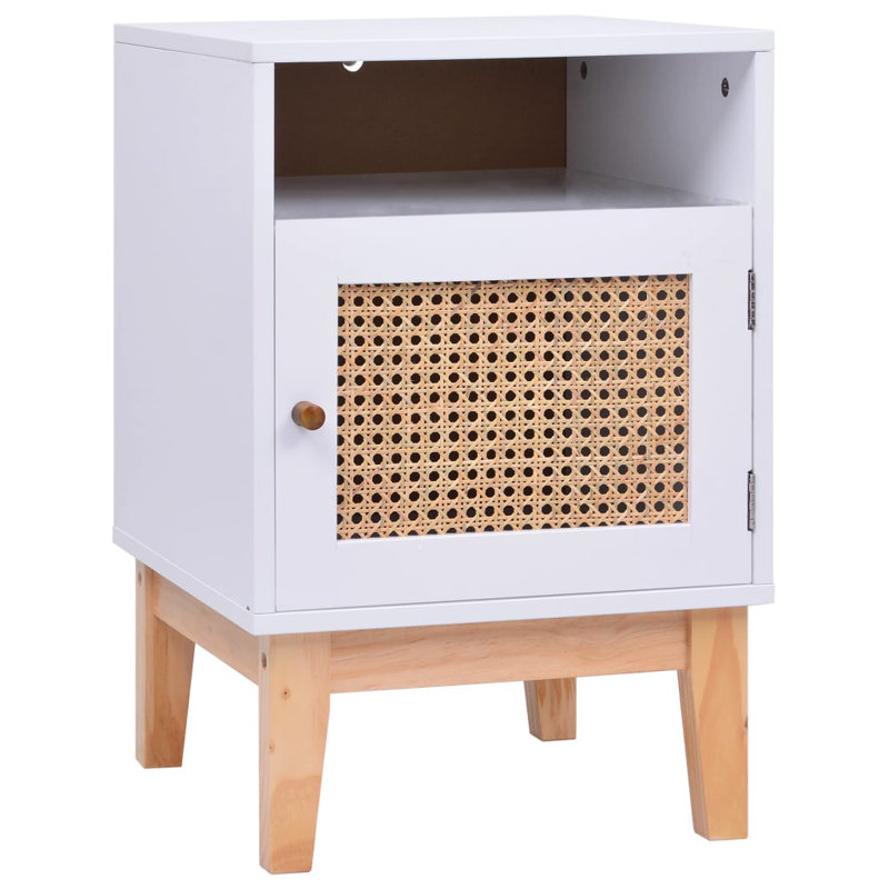Vedder 40cm W Solid + Manufactured Wood Bedside Table
