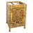 Hand-crafted Natural Wood Carved 24" Vanity