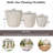 Rustic Crackle Durable MGO Outdoor Planter Set with Excellent Drainage-124945244