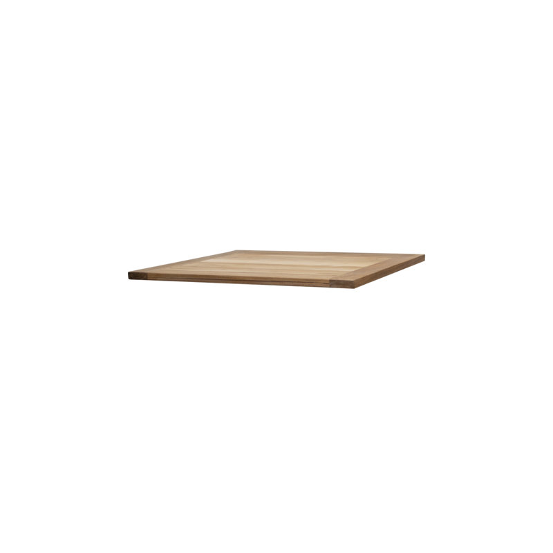 Drop Outdoor Square Coffee Table, Lava Gray, Lava Gray, 29.5" W x 29.5" L x 28.8" H