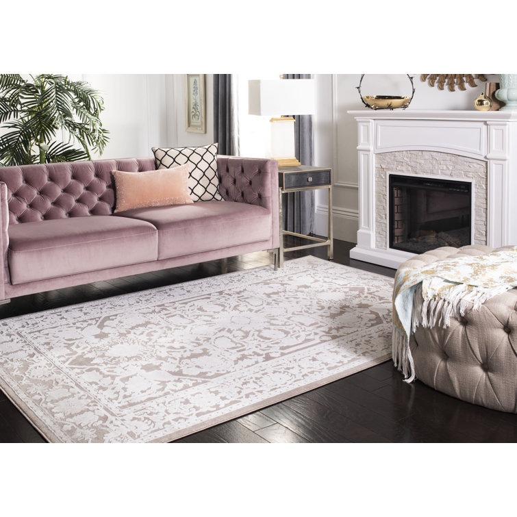Calidia Oriental Beige/Cream Area Rug