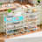 32'' Wide 5-Tier Wire Shoe Rack for Closet, Stackable and Adjustable Shoe Shelf Organizer-774791888
