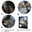 «Grey Owl Nights Watch I», art mural hibou-521093359-521093335
