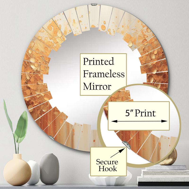Miroir mural Royall, 24 po x 24 po