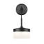 Applique murale 1 lumière noire matte de 17 po Renaud-123222998