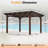 13 Ft.W x 9.7 Ft.D Fir Wood Outdoor BBQ Grill Gazebo With Hardtop Metal Roof
