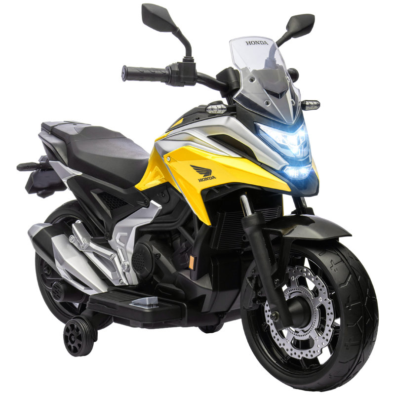 HOMCOM Battery Powered Ride On, Yellow