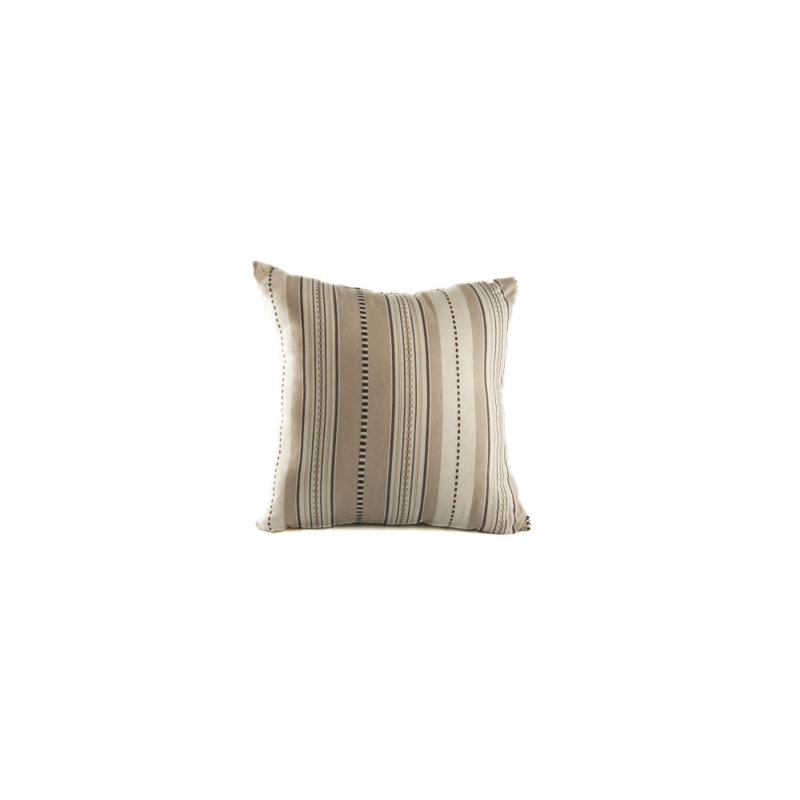 Housse de coussin en coton rayé, Polyester / Bourre en polyester