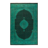 Fine Vibrance One-of-a-Kind 6'2" X 9'4" Hand Knotted Area Rug