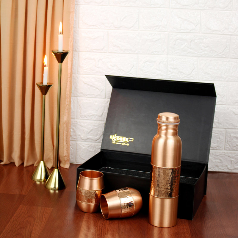 250ml Copper Drinking Glass Set
