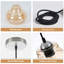 Luminaire suspendu 1 lumière Berngar-1564830431