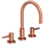 East Linear Widespread Bathroom Faucet with Drain Assembly