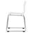 Jarnagin Modern Acrylic Dining Chair – Transparent Kitchen Side Chair with Chrome Steel Frame, Stackable and Lightweight with Floor Protectors for Dining Room or Office-1937861829-1948303348