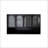 47.25" Four-Door Glass Wall Cabinet Storage With Shelf,Cupboard-1413625464