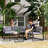 Wicker 5 - Person Garden Lounge Set with Cushions