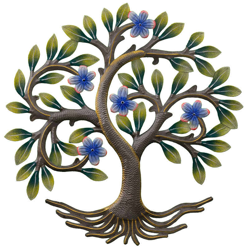 Arbre de printemps peint