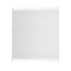 Jeté 50X60 "blanc avec pampilles et rayures horizontales, paquet de 2-121320068