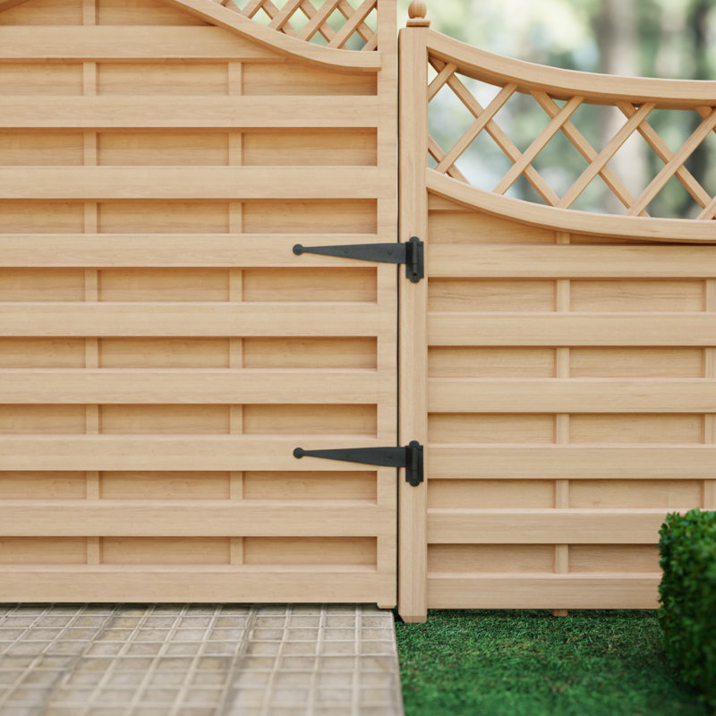 Charnière de porte simple h 3,5 po x l 11,75 po