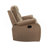 Global United  Recliningtransitional Microfiber Fabric Loveseat