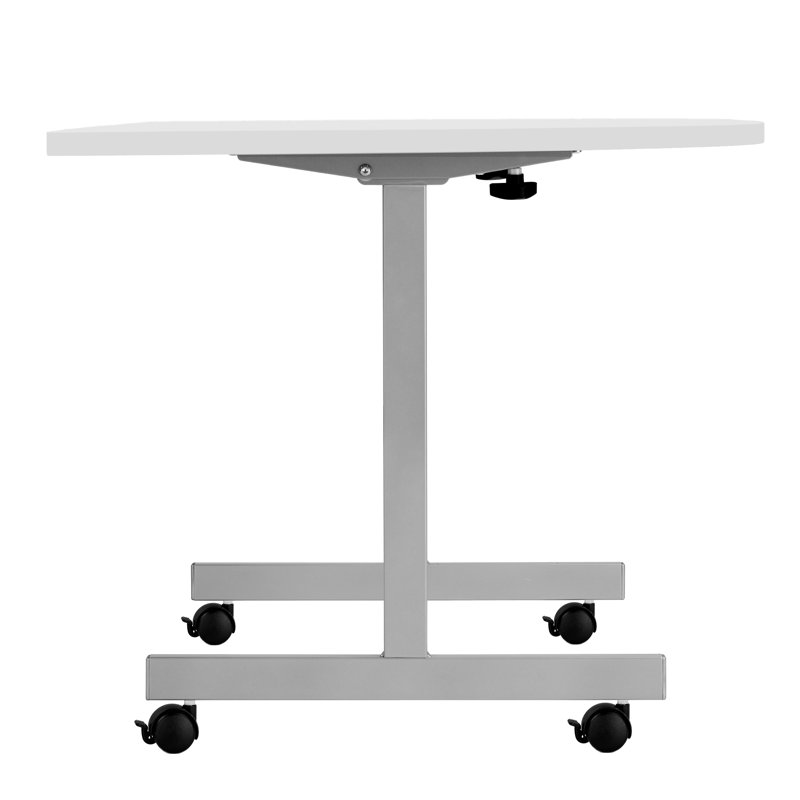 Bouton 140cm Half-circle Conference Table, White, H72 x L140 x W70cm