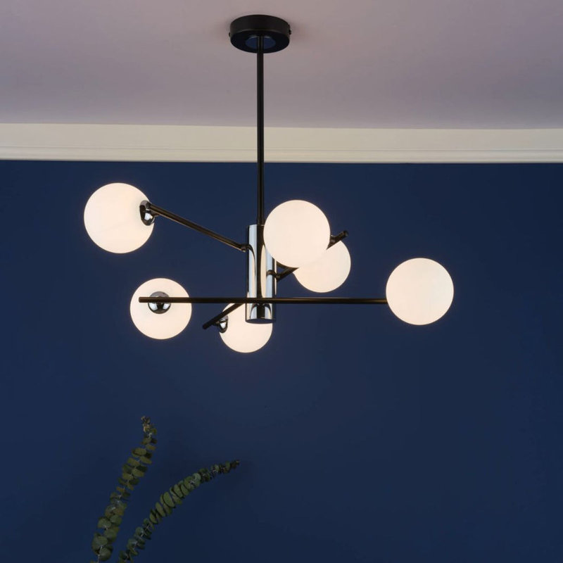 Glass Semi Flush Mount